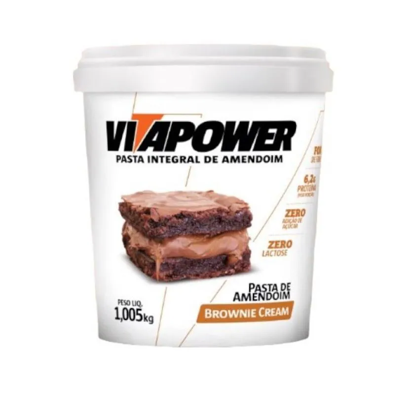 PASTA DE AMENDOIM SABORES GOURMET (1,005KG) - SABOR: BROWNIE DE CHOCOLATE