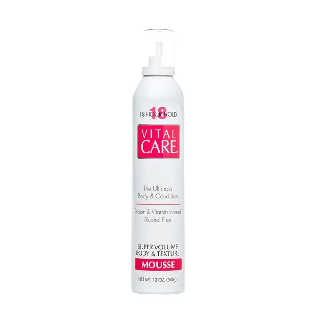 MOUSSE VITAL CARE 18H SUPER VOLUME BODY E TEXTURE 340G