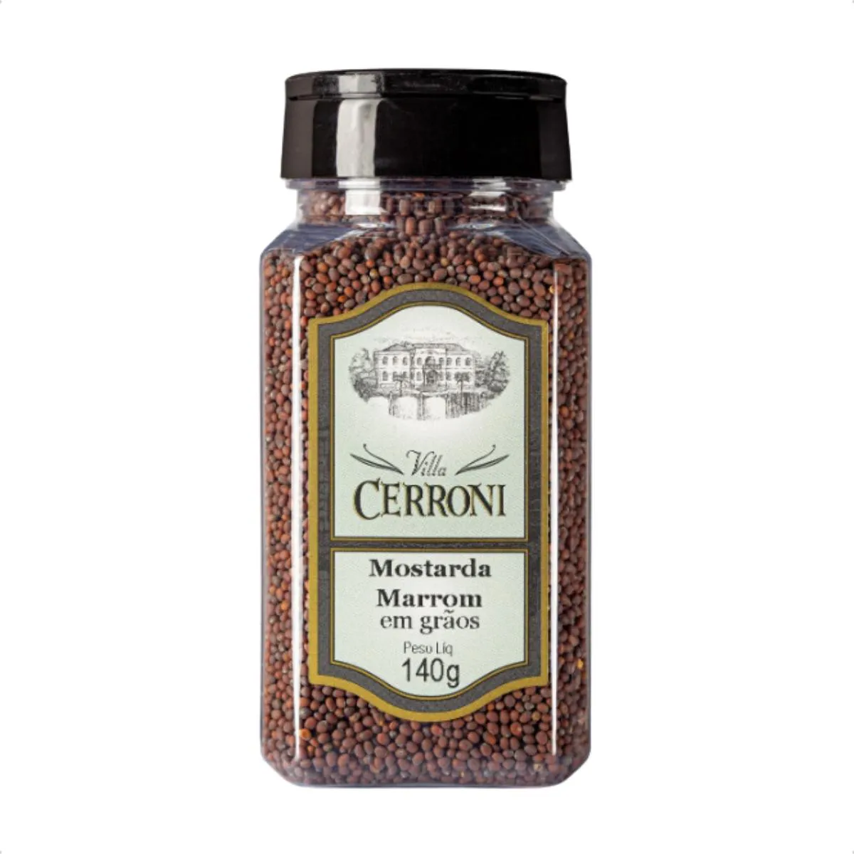 MOSTARDA MARROM EM GRãOS -  VILLA CERRONI - 140 G