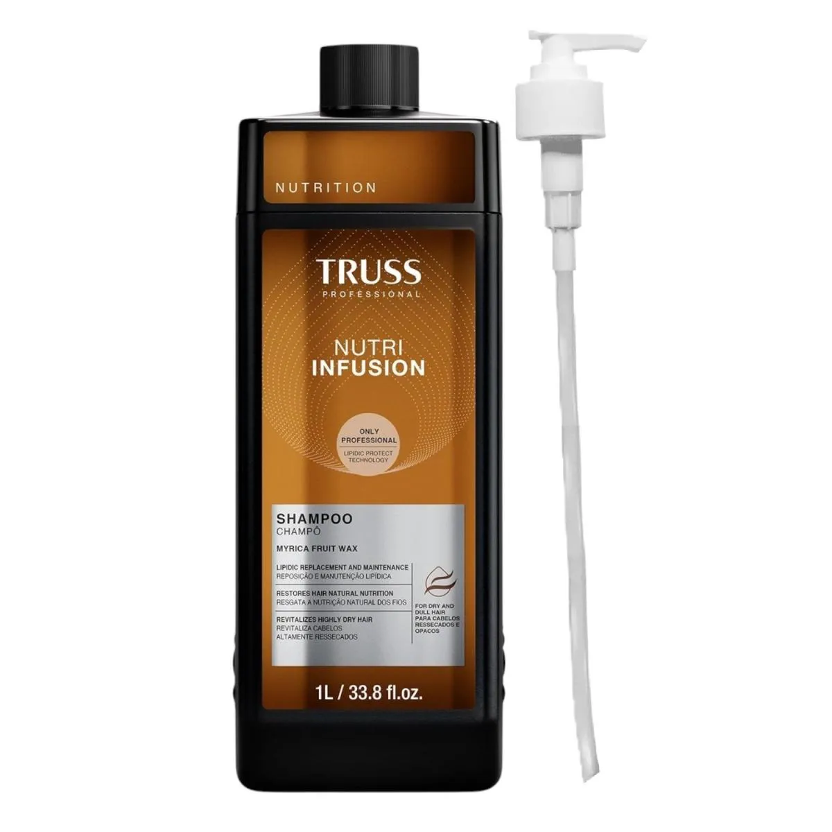 KIT TRUSS NUTRI INFUSION - SHAMPOO 1L + VáLVULA PUMP