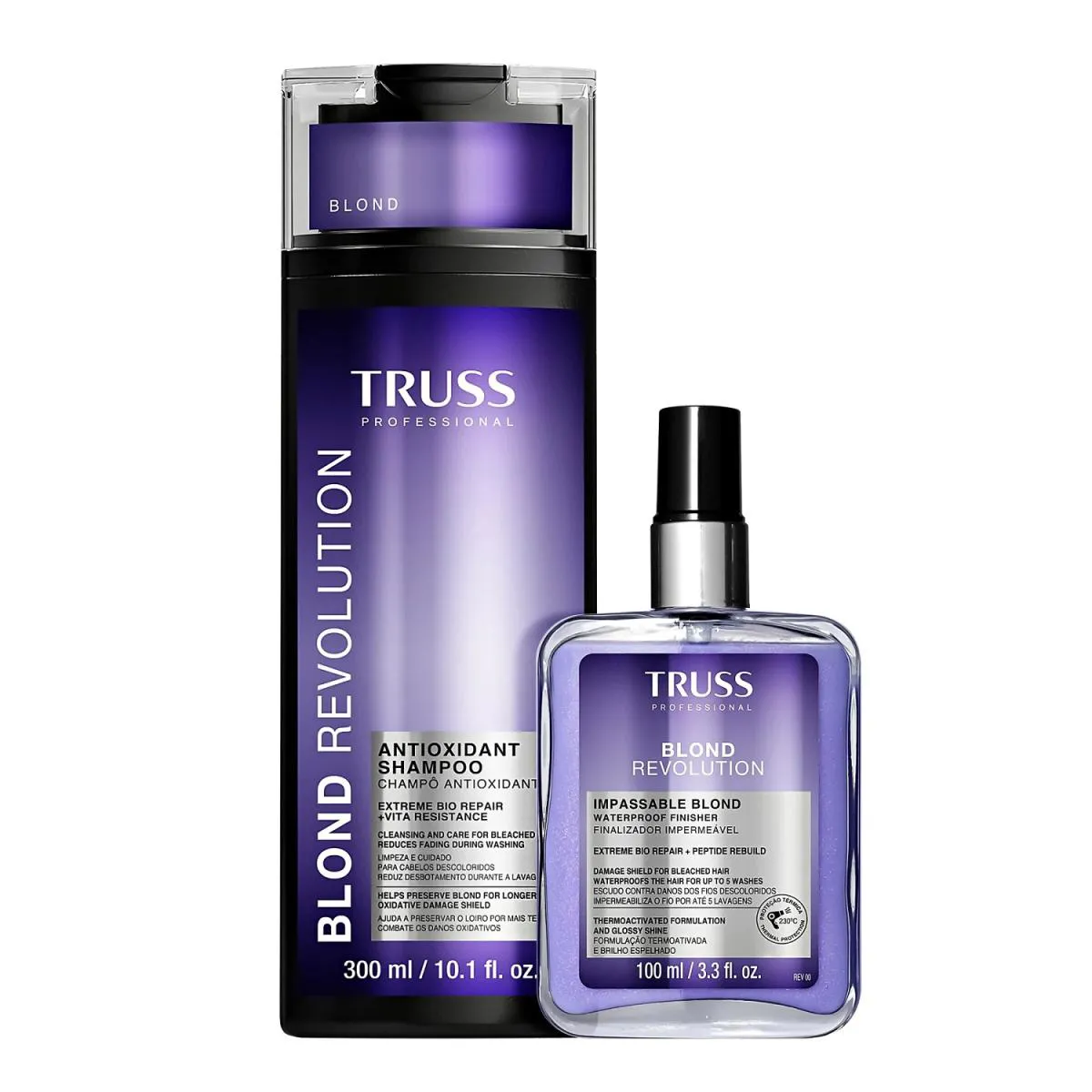 KIT TRUSS BLOND REVOLUTION - SHAMPOO 300ML + FINALIZADOR 100ML