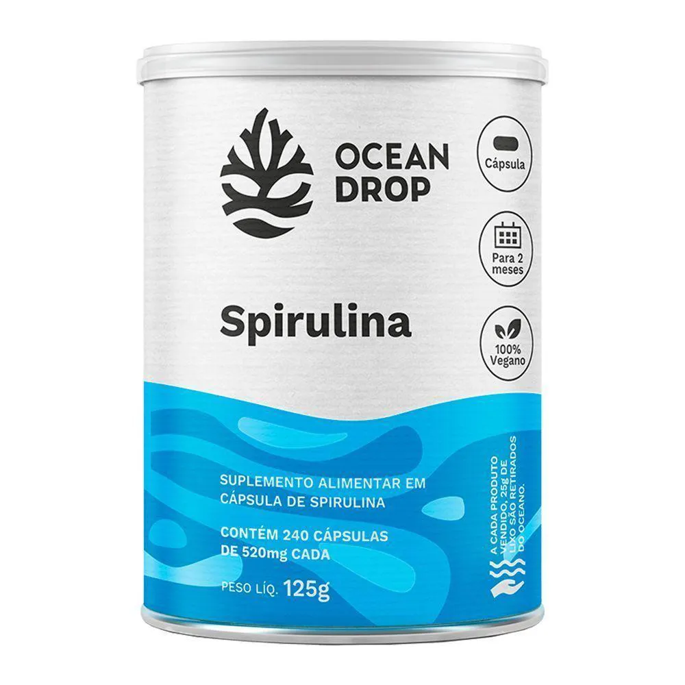 SPIRULINA 240 CáPSULAS OCEAN DROP