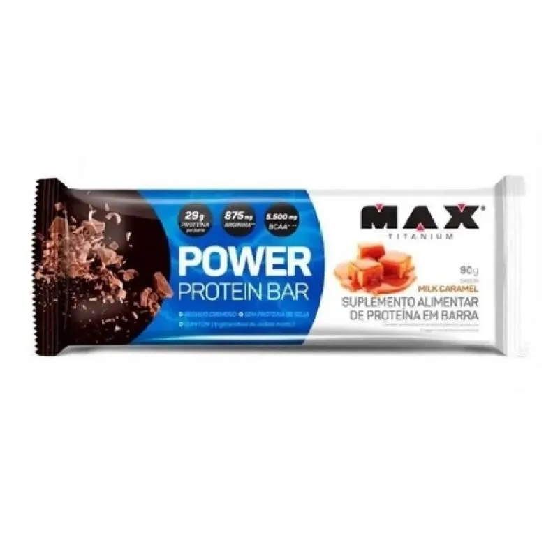 POWER PROTEIN BAR (90G) - SABOR: MILK CARAMEL