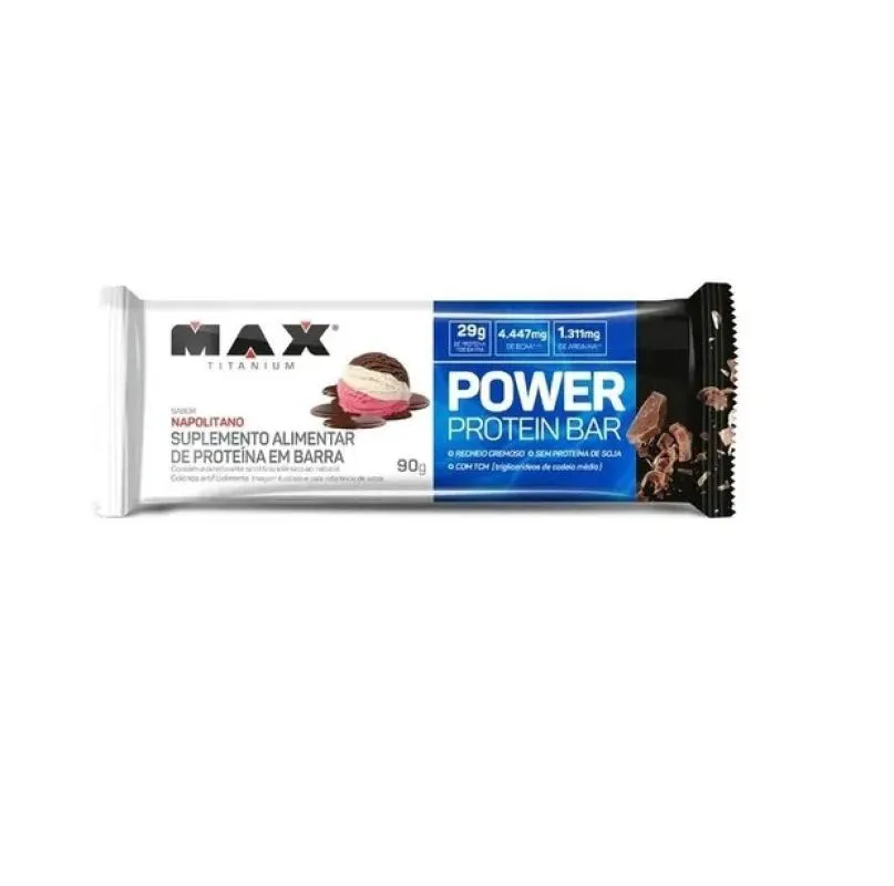 POWER PROTEIN BAR (90G) - SABOR: NAPOLITANO