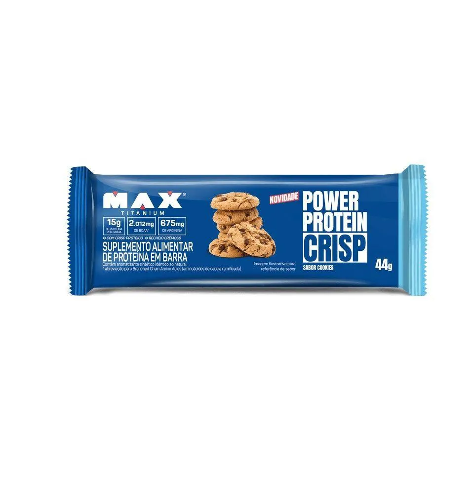 POWER PROTEIN CRISP BAR (44G) - SABOR: COOKIES
