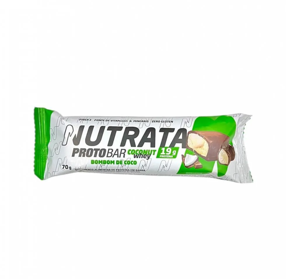 PROTOBAR (70G) - SABOR: BOMBOM DE COCO