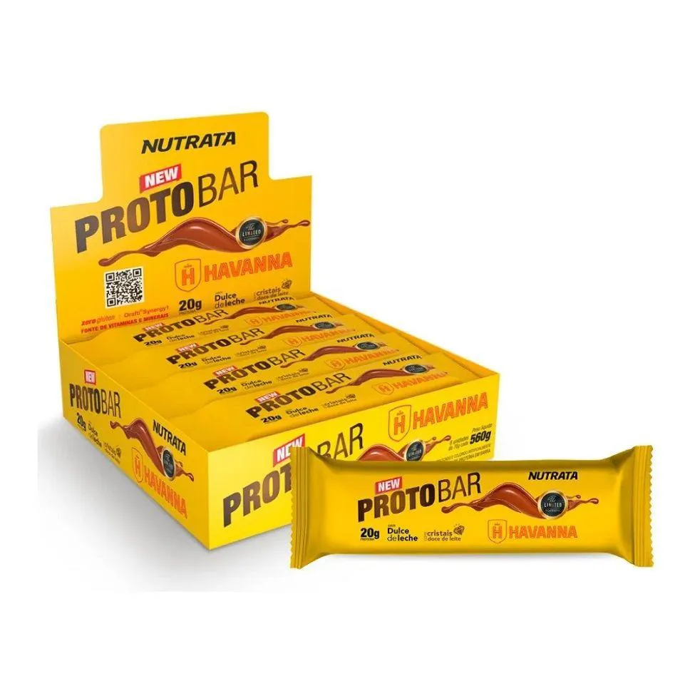 PROTOBAR WHEY DISPLAY - SABOR: DOCE DE LEITE HAVANNA