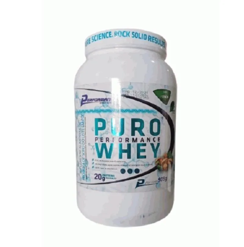 PURO PERFORMANCE WHEY (909G) - SABOR: PISTACHE
