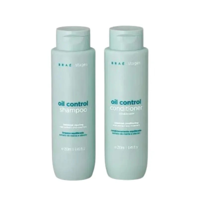 BRAÉ KIT SHAMPOO - CONDICIONADOR OIL CONTROL