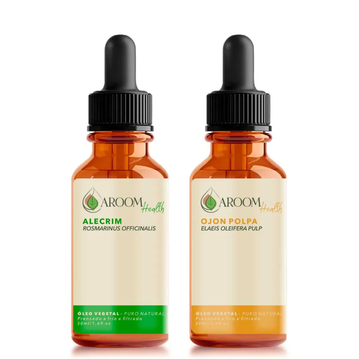 KIT TERAPIA CAPILAR  óLEOS VEGETAIS DE ALECRIM, OJON POLPA - 30 ML CD.