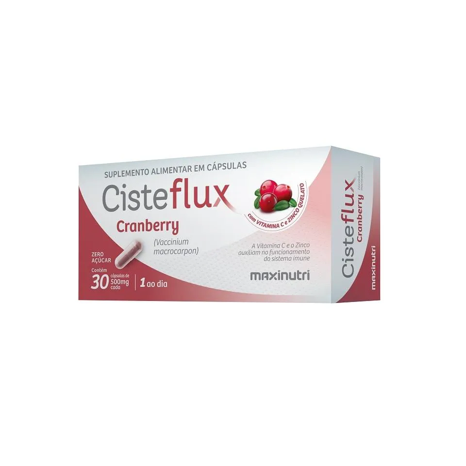 CISTEFLUX CRANBERRY 500MG (30CAPS) - MAXINUTRI