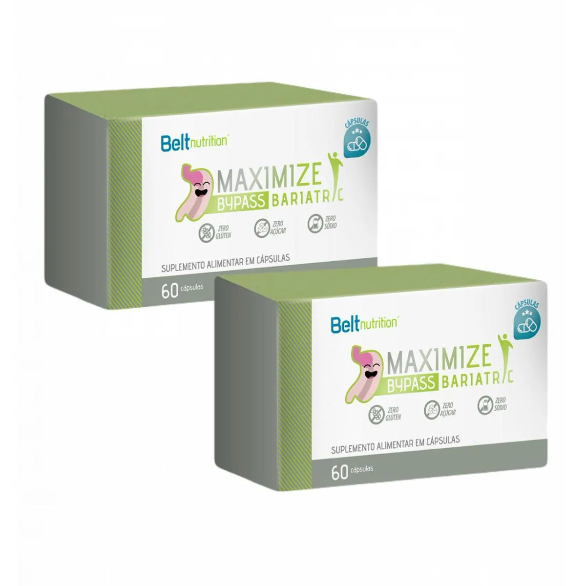 2X BELT MAXIMIZE BYPASS - 60 CáPSULAS - BELT NUTRITION SEM Sabor