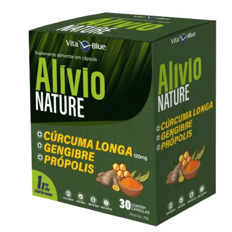 ALíVIO NATURE CúRCUMA C/30 CáPSULAS