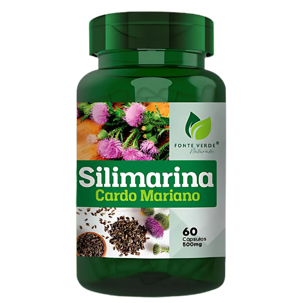 SILIMARINA 120 CAPSULAS - FONTE VERDE