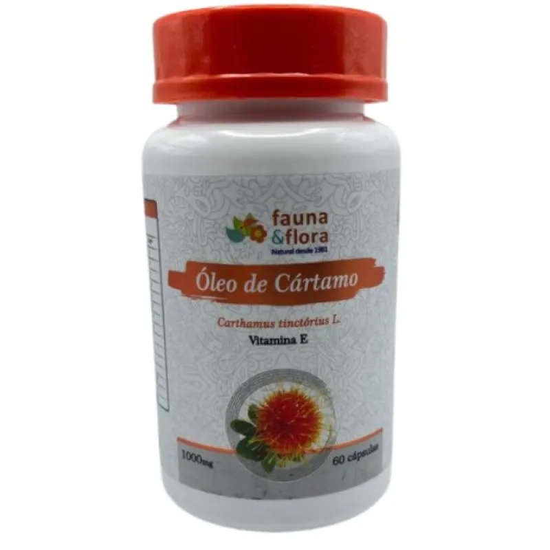 ÓLEO DE CARTAMO COM VITAMINA E 1000MG 60 CAPS