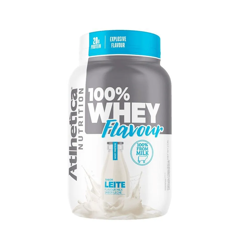 100% WHEY FLAVOUR (900G) - SABOR: LEITE