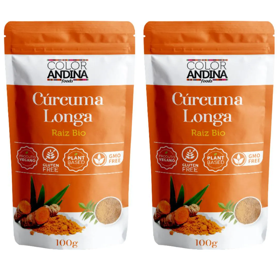 CURCUMA PURA COLOR ANDINA 100G - 2 PACOTES