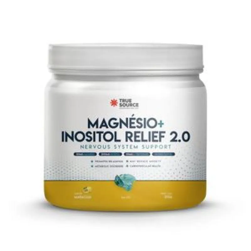 TRUE MAGNÉSIO INOSITOL RELIEF 2.0 MARACUJÁ TRUE SOURCE 375G