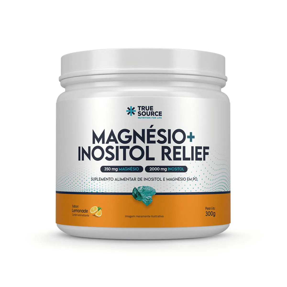 TRUE MAGNÉSIO INOSITOL RELIEF LIMÃO TRUE SOURCE 300G