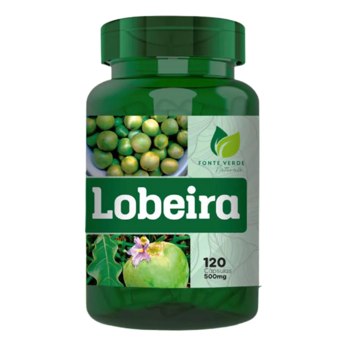 LOBEIRA 500MG 120 CAPSULAS - FONTE VERDE