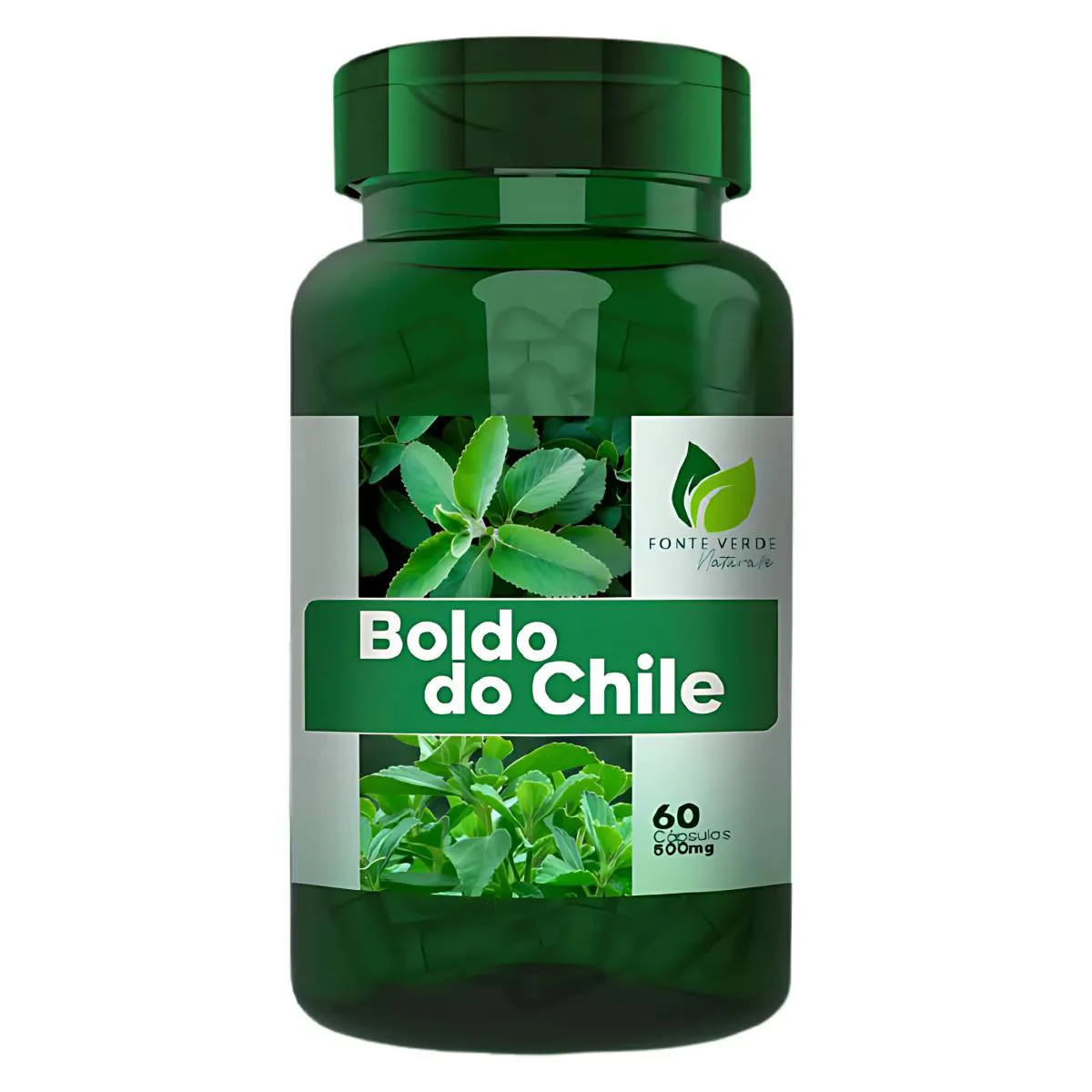 BOLDO DO CHILE 500MG 120 CAPSULAS - FONTE VERDE