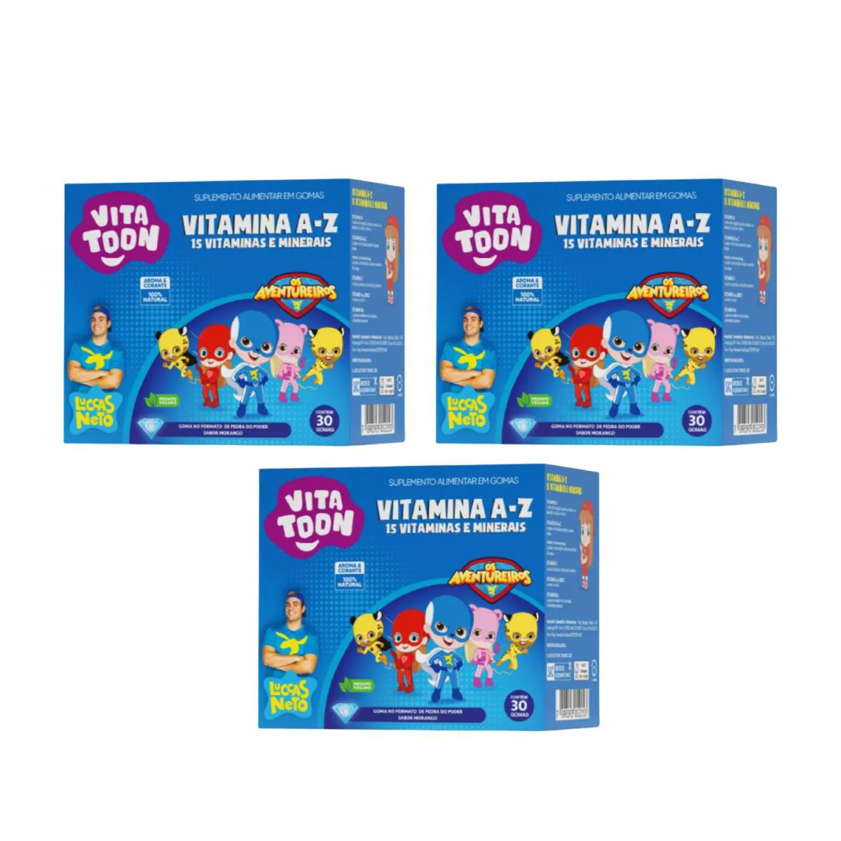 KIT C3 VITAMINA A-Z KIDS SUPLEMENTO EM GOMA – MAXINUTRI