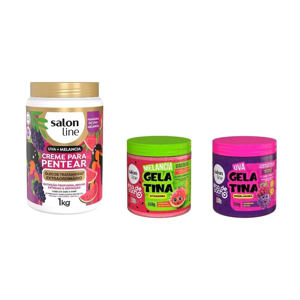 KIT DEFINIçãO COM CHEIRO DE MELANCIA E UVA
