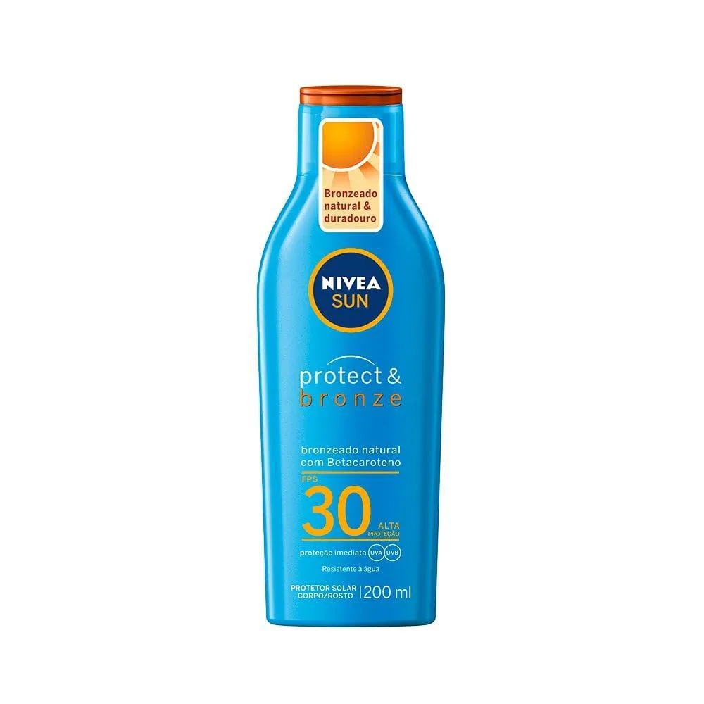 PROTETOR NIVEA SUN PROTECT & BRONZE FPS30 200ML