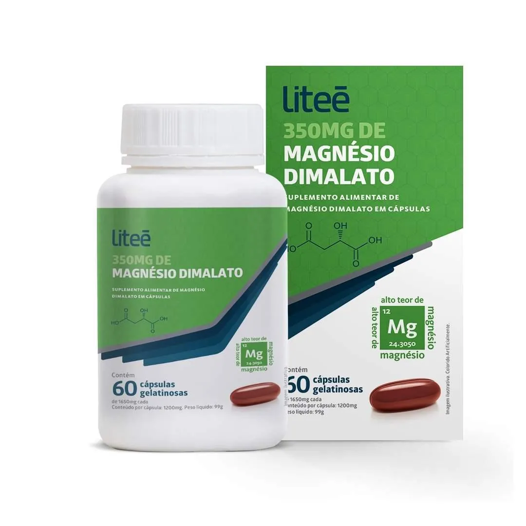 KIT  DE 3 MAGNÉSIO DIMALATO 350MG LITEE