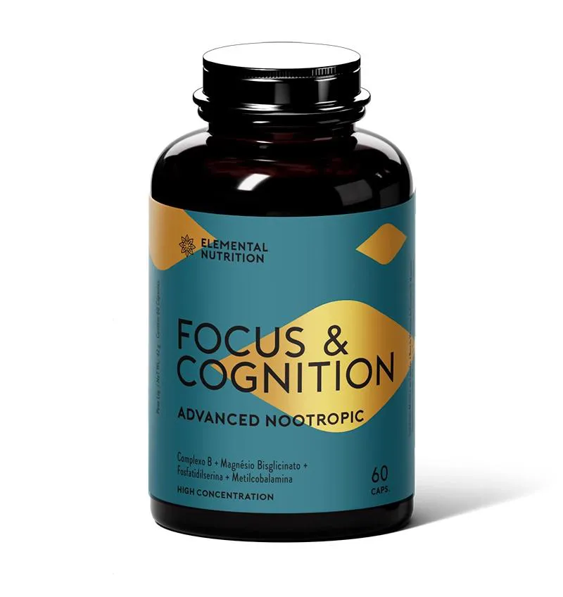 FOCUS & COGNITION - VITAMINA PARA MEMóRIA E FOCO