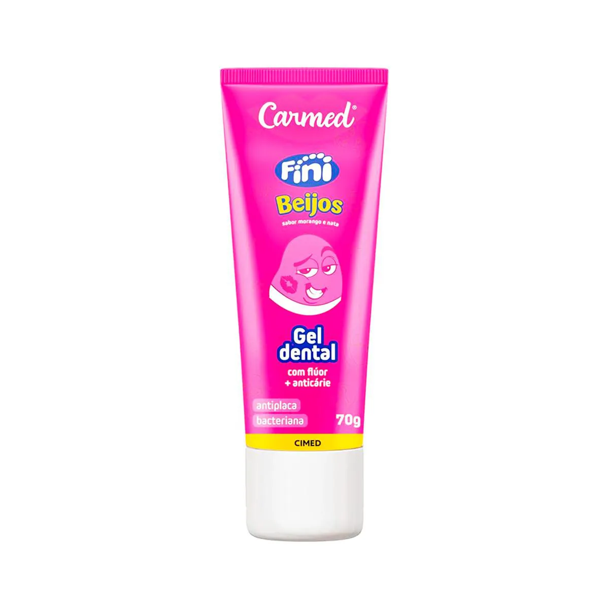 Gel Dental Carmed Fini Beijos com Flúor 70g