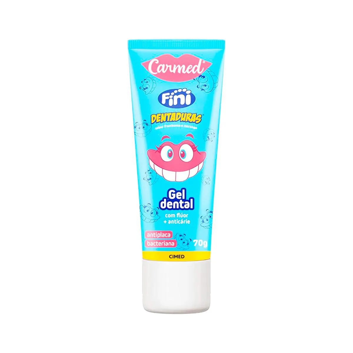 Gel Dental Carmed Fini Dentaduras com Flúor 70g