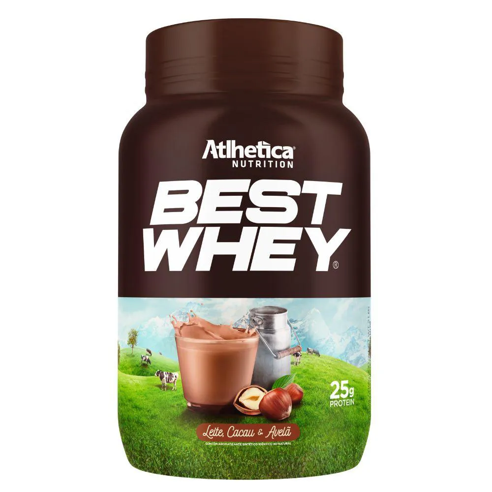 SUPLEMENTO BEST WHEY ISOLADO HIDRO CACAU 900G - ATLHETICA