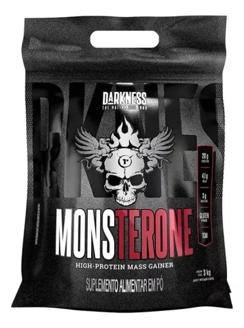 MONSTERONE MASS (3KG) - SABOR: CHOCOLATE (NOVA EMBALAGEM)
