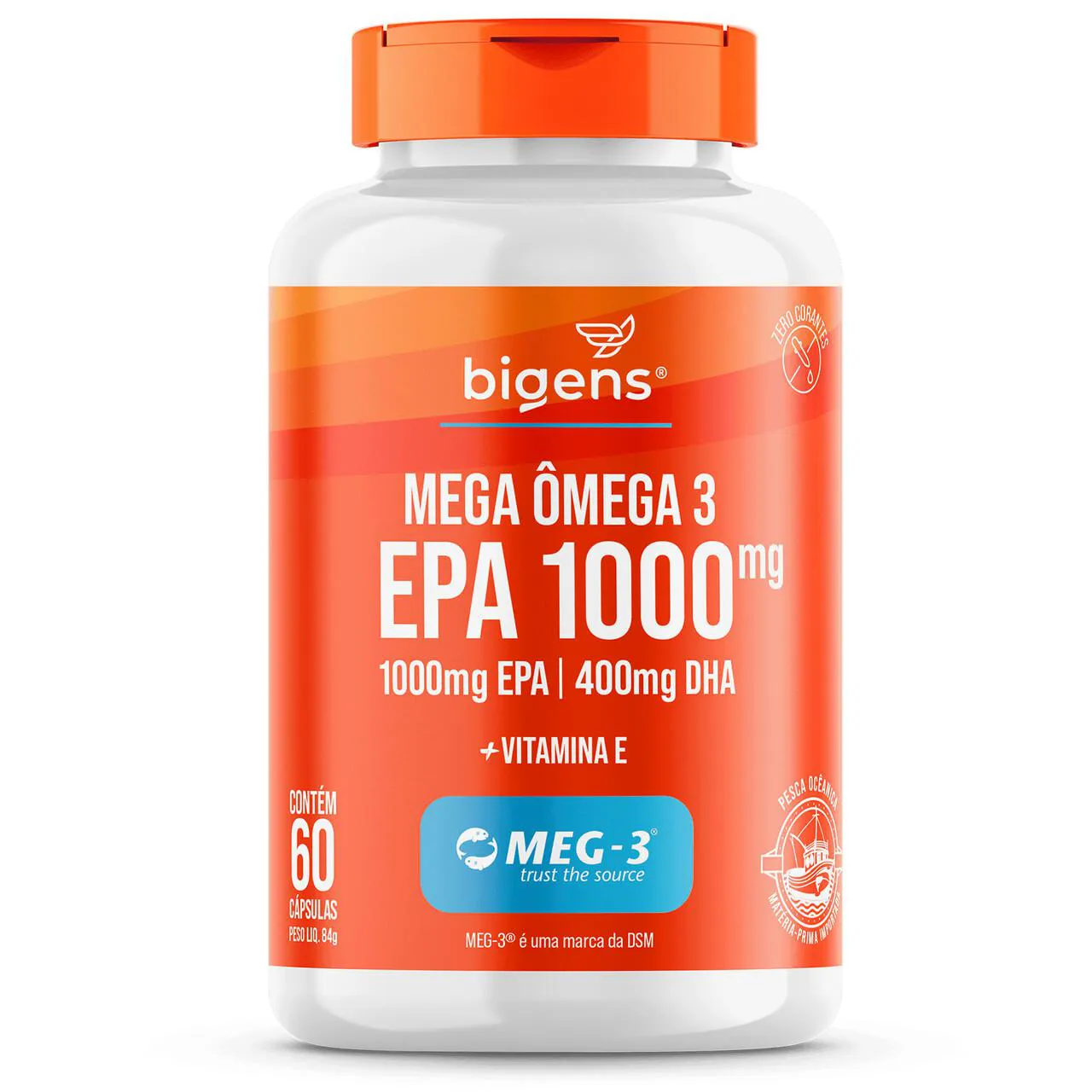 BIOGENS MEGA ÔMEGA 3 EPA 1000 MEG-3 60 CAPS