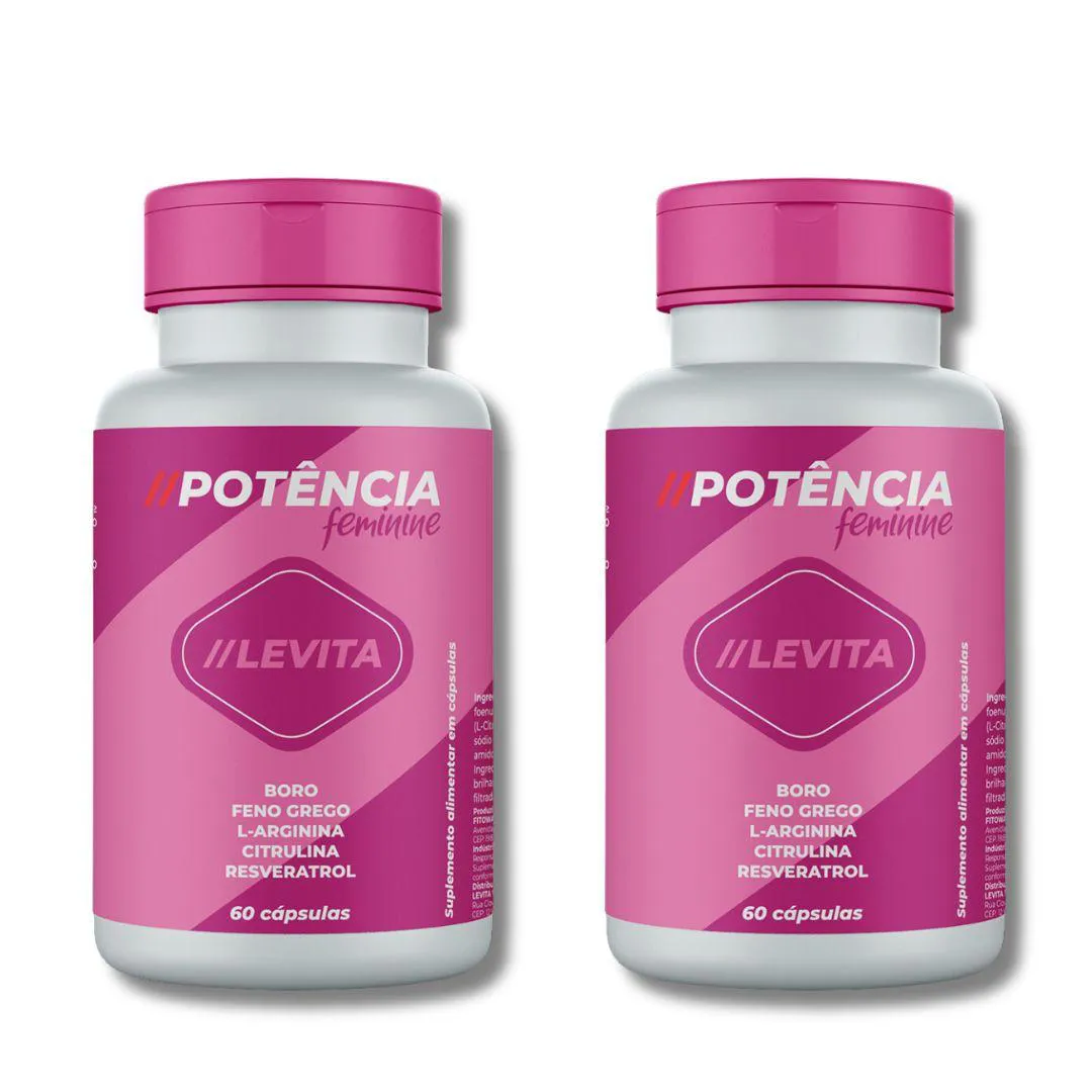 VITAMINA POTENCIA: SUPLEMENTO SEXUAL C/ 2 UND 60 CAPS