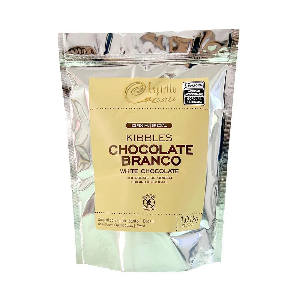 KIBBLES 1,0 KG CHOCOLATE BRANCO - LINHA ESPECIAL