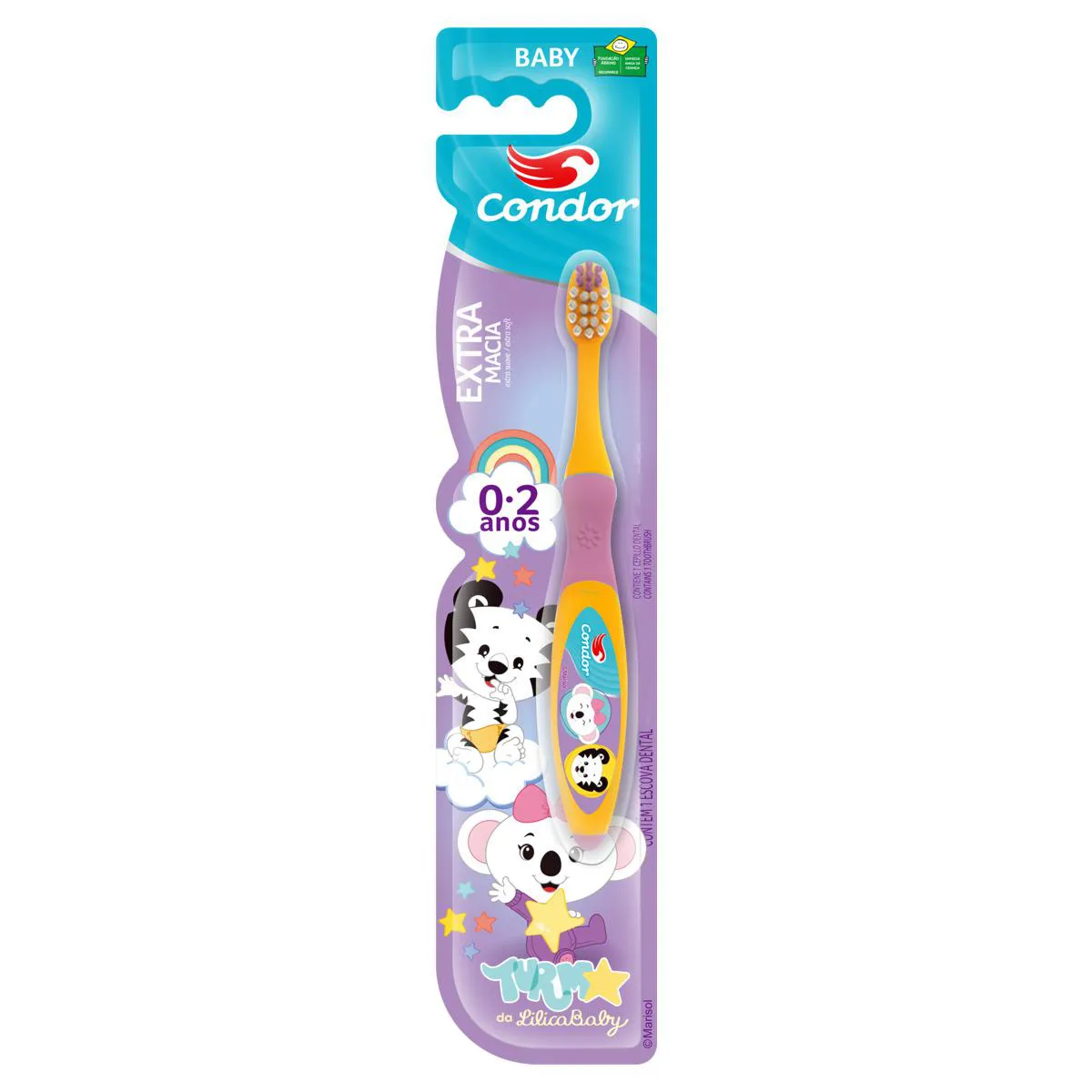 ESCOVA DENTAL EXTRAMACIA TURMA DA LILICA BABY CONDOR