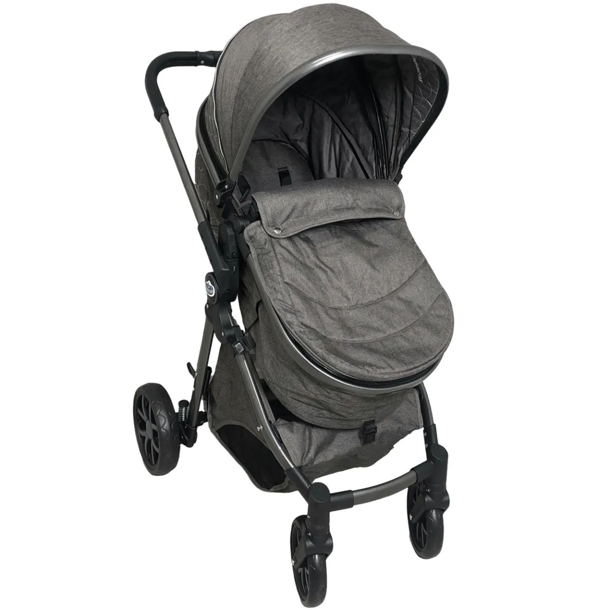 CARRINHO DE BEBE PASSEIO MOISES PASSEAR BABY ARES CHOCOLATE