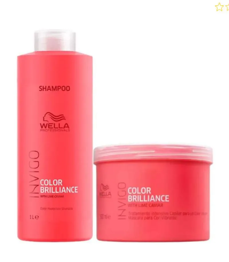 SHAMPOO COLOR BRILLIANCE LITRO E MáSCARA 500ML LITRO
