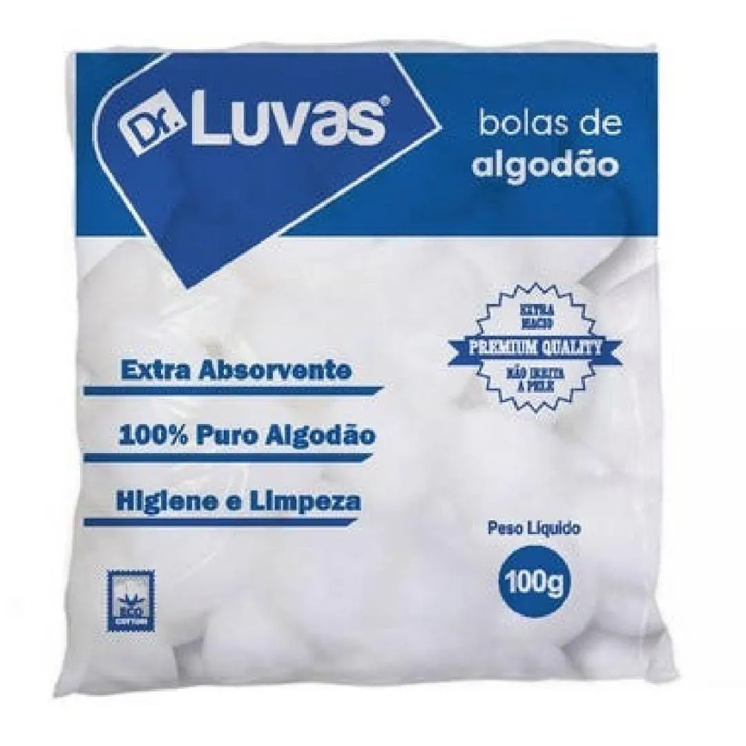 ALGODãO BOLA 100G -  DR. LUVAS