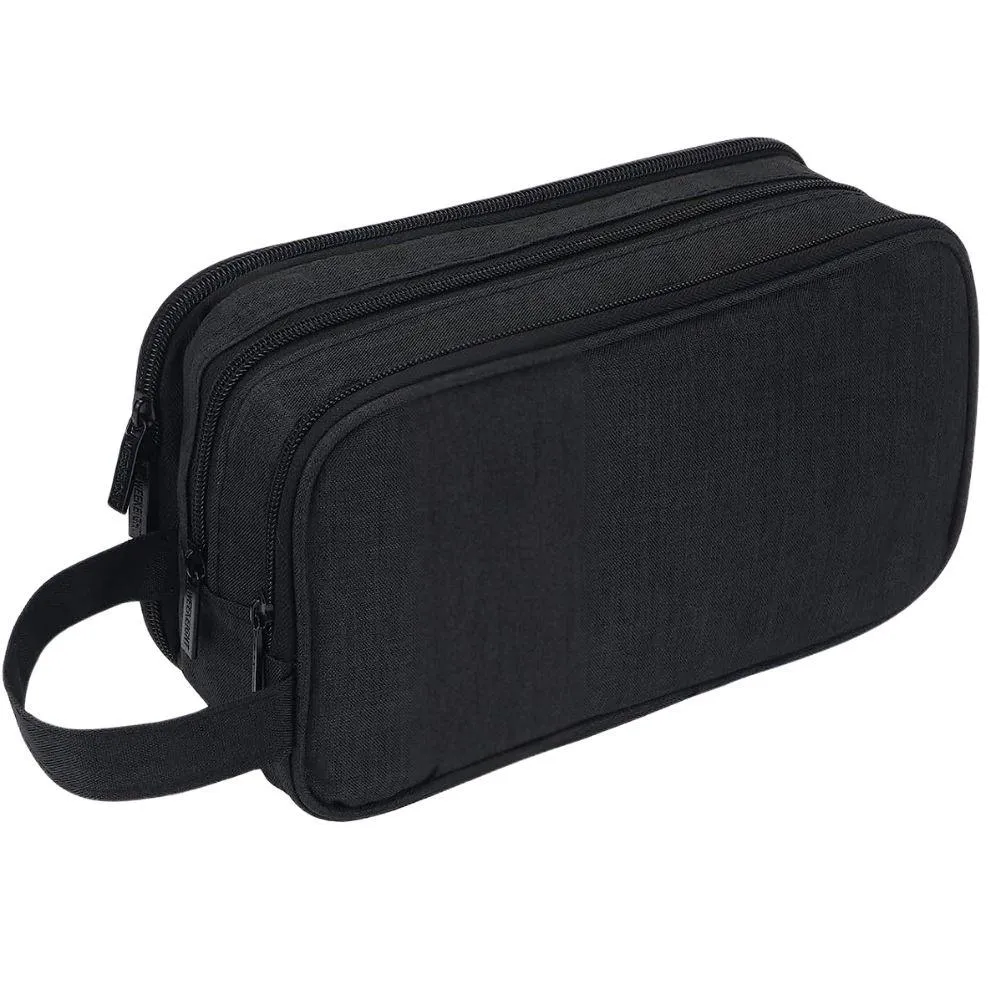 BOLSA NECESSAIRE ORGANIZADORA DE OBJETOS MAQUIAGEM COSMéTICOS MULTIFUNCIONAL PORTáTIL IMPERMEáVEL Preto