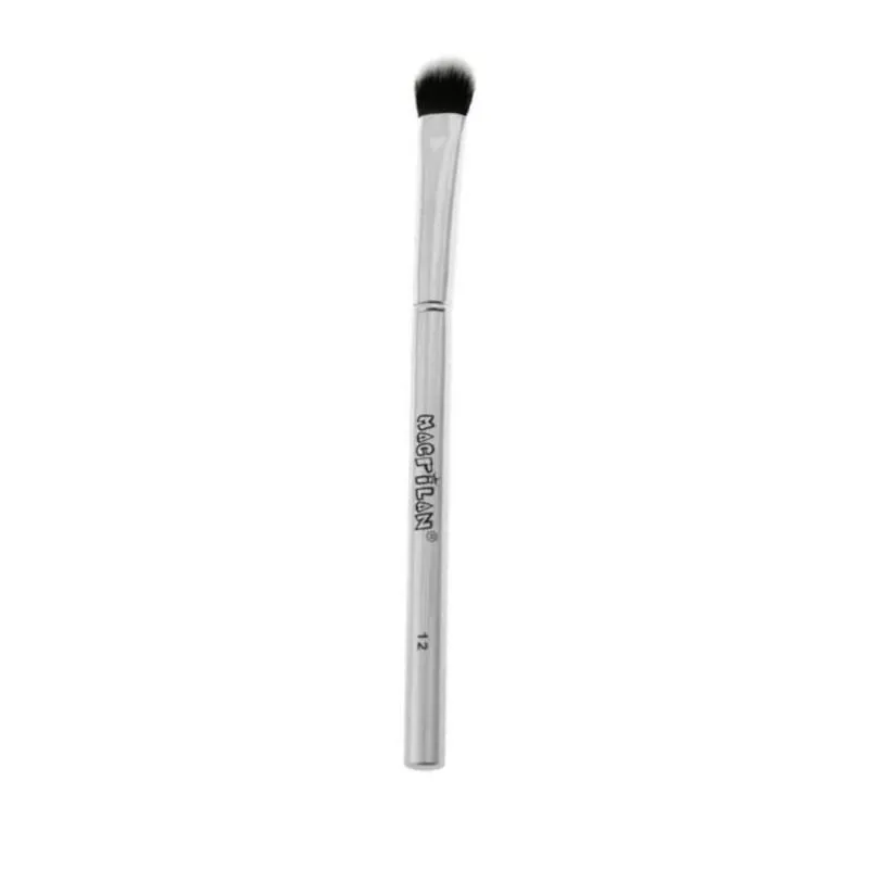 PINCEL DE MAQUIAGEM PARA SOMBRA MACRILAN SILVER S-12 COM CERDAS NATURAIS – PROFISSIONAL E SUAVE PARA OLHOS