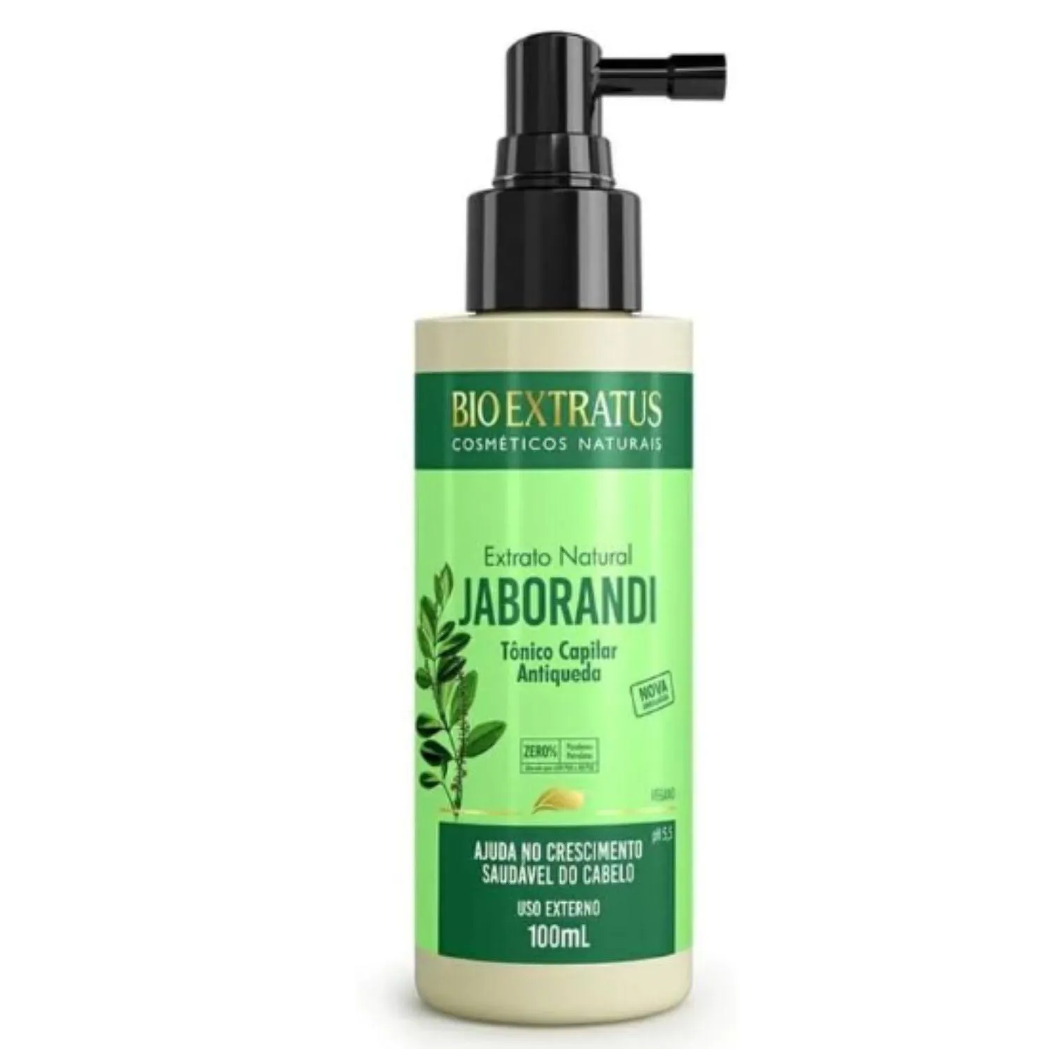 TôNICO ANTIQUEDA CABELOS FINO JABORANDI 100ML – BIO EXTRATUS