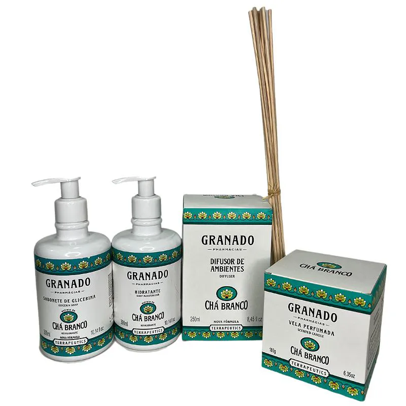 KIT GRANADO TERRAPEUTICS CHá BRANCO