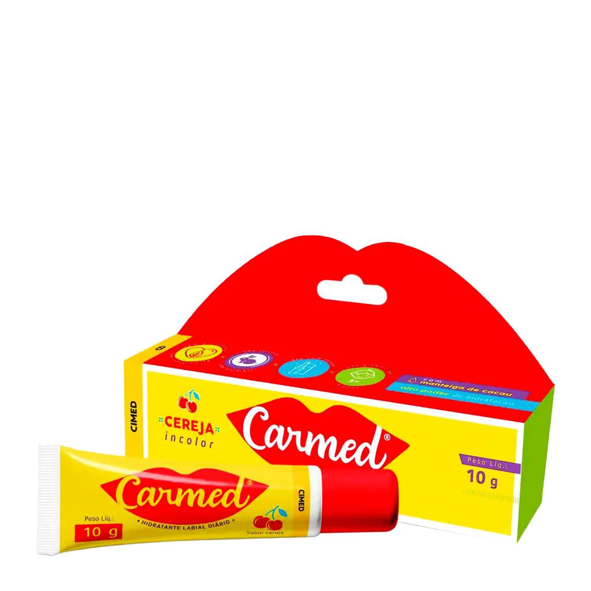 CARMED CEREJA INCOLOR - HIDRATANTE LABIAL 10G