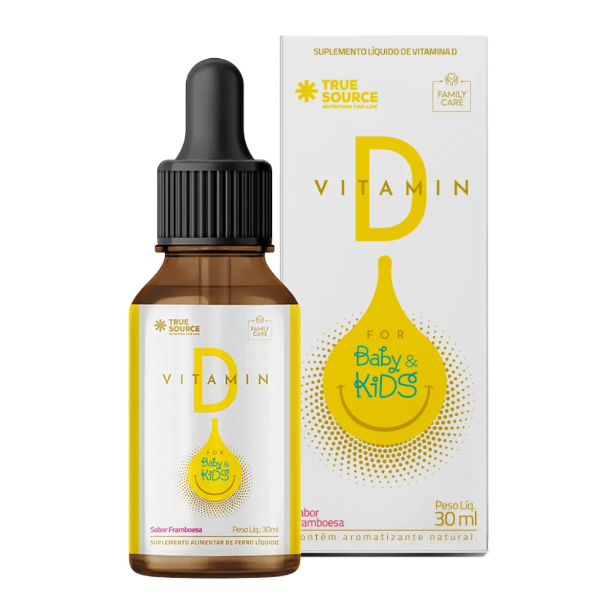 Suplemento Vitamínico True Vitamin D Liquid 30ml
