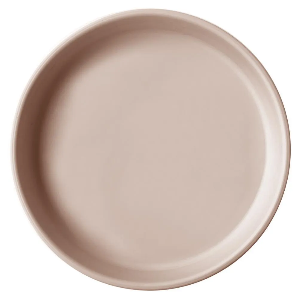 PRATO INFANTIL DE SILICONE BASIC PLATE BUBBLE BEIGE - MINIKOIOI
