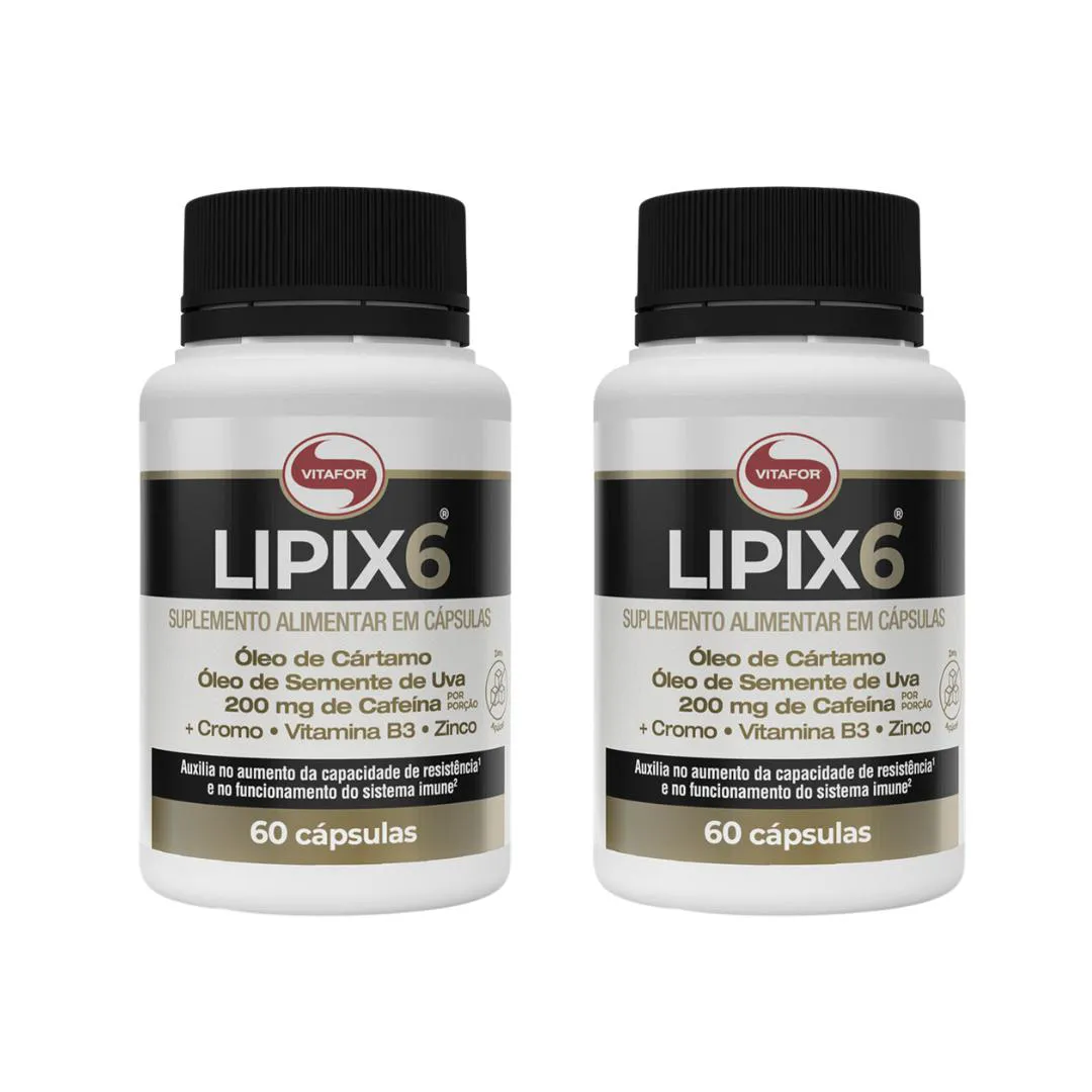 KIT 2 LIPIX 6 - 60 CÁPSULAS - VITAFOR