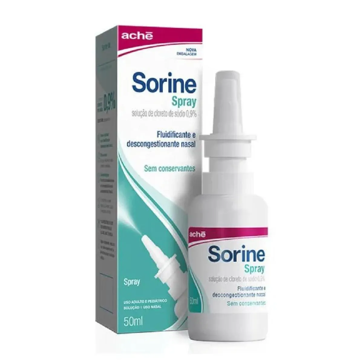 SORINE SPRAY NASAL 50ML SEM CONSERVANTES - ACHE